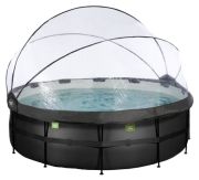 Exit Black Leather Pool ar smilšu filtru sūkni un pārsegu ø427 x 122 cm (30.47.14.20) Exit Black Leather Pool ar smilšu filtru sūkni un pārsegu ø427 x 122 cm (30.47.14.20)