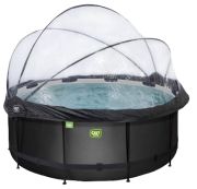 Exit Black Leather Pool ar smilšu filtru sūkni, pārsegu, siltumsūkni ø360 x 122 cm (30.67.12.20) Exit Black Leather Pool ar smilšu filtru sūkni, pārsegu, siltumsūkni ø360 x 122 cm (30.67.12.20)