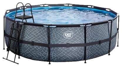 Exit Stone Pool ar smilšu filtra sūkni ø427 x 122 cm Exit Stone Pool ar smilšu filtra sūkni ø427 x 122 cm