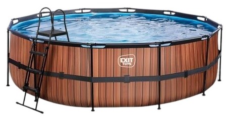 Exit Wood Pool ar filtru sūkni ø488 x 122 cm (30.22.16.10) Exit Wood Pool ar filtru sūkni ø488 x 122 cm (30.22.16.10)