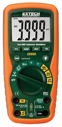Extech EX505 RMS Industrial Multimetrs