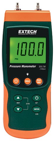 Extech SDL730 Spiediena mērītājs Extech SDL730 Spiediena mērītājs