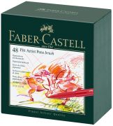 Faber-Castell Pitt Artist Pen Brush 48er Atelierbox (167148) Faber-Castell Pitt Artist Pen Brush 48er Atelierbox (167148)