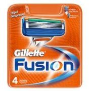 Gillette Fusion asmeņi (4 gabali)