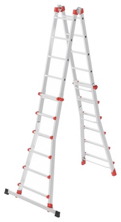 Hailo M80 teleskopiskās kāpnes 4x6 pakāpieni Hailo M80 teleskopiskās kāpnes 4x6 pakāpieni