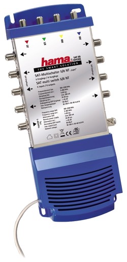 Hama SAT-daudzslēdzis Lypsi SE 5/8 NT (00044306) Hama SAT-daudzslēdzis Lypsi SE 5/8 NT (00044306)