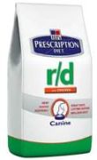 Hills Canine r/d sausā barība 4 kg