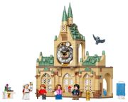 LEGO Harry Potter Cūkkārpas slimnīcas spārns ar pulksteņtorni (76398)