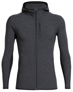 Icebreaker Descender Long Sleeve Zip Hood vīriešiem