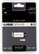 Intenso USB zibatmiņa Slim Line 8GB Intenso USB zibatmiņa Slim Line 8GB
