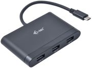I-Tec USB-C ceļojumu adapteris PD/Data (C31DTPDHUB3) I-Tec USB-C ceļojumu adapteris PD/Data (C31DTPDHUB3)