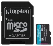 Kingston Canvas Go! Plus microSDXC 64GB (SDCG3/64GB)