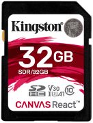 Kingston Canvas React SDHC 32GB (SDR/32GB)