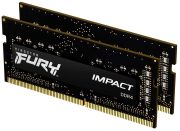 Kingston Fury Impact DDR4-2666 32GB komplekts (KF426S15IB1K2/32) Kingston Fury Impact DDR4-2666 32GB komplekts (KF426S15IB1K2/32)