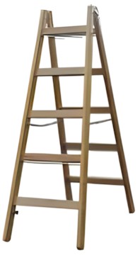 Krause Sprossen-Doppelleiter 2x6 Sprossen Krause Sprossen-Doppelleiter 2x6 Sprossen