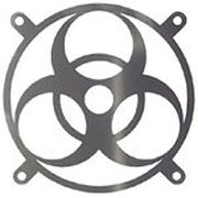 Laser Cut Fan Grill 92mm BIOHAZARD Laser Cut Fan Grill 92mm BIOHAZARD