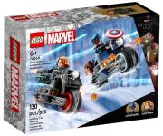 LEGO Marvel Melnās Atraitnes & Kapteiņa Amerikas Motocikli (76260)
