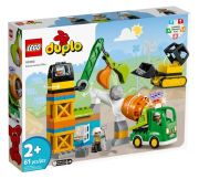 LEGO DUPLO būvlaukums ar transportlīdzekļiem (10990)