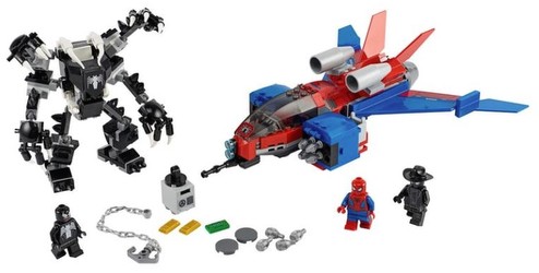 LEGO Marvel Super Heroes Spiderjet pret Venom Mech (76150)