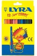 Lyra Super Ferby krāsainie zīmuļi lakoti 12 gabalu kartona futrālī Lyra Super Ferby krāsainie zīmuļi lakoti 12 gabalu kartona futrālī