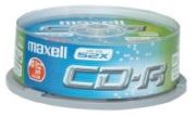 Maxell CD-R 52x 700MB 25 gab. spole Maxell CD-R 52x 700MB 25 gab. spole