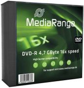 Media Range DVD-R 16x 4,7GB Slim Case Media Range DVD-R 16x 4,7GB Slim Case