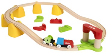 Brio Mein erstes BRIO dzelzceļa komplekts ar bateriju lokomotīvi (33710)