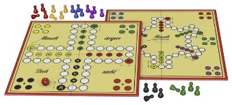 Schmidt Spiele Mensch ärgere dich nicht Jubilejas izdevums