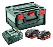 Metabo 2x LiHD 10Ah + ASC 145 + metaBOX (685142000)