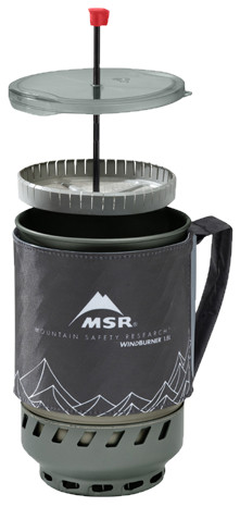 MSR WindBurner kafijas preses komplekts MSR WindBurner kafijas preses komplekts