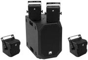 Omnitronic Set BOB-10A sw + 4x BOB-4 sw