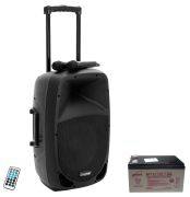 Omnitronic Set MES-15BT2 + Akumulators Omnitronic Set MES-15BT2 + Akumulators