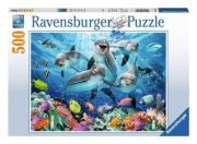 Ravensburger Puzzle Delfīni koraļļu rifā