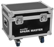 Roadinger Flightcase 2x Spark Master ar riteņiem
