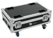 Roadinger Flightcase 4x AKKU BAR-6 Glow QCL Flex QuickDMX