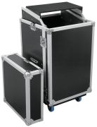 Roadinger Spezial-Kombi-Case LS5 Laptop-Rack 17HE