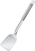 Rösle Rundais rokturis pannas lāpstiņa ar caurumiem 34,5cm Rösle Rundais rokturis pannas lāpstiņa ar caurumiem 34,5cm
