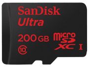 SanDisk Ultra microSDXC UHS-I 200GB (SDSQUAR-200G-GN6MA)