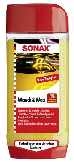 Sonax Mazgāšanas un vaskošanas līdzeklis 500 ml Sonax Mazgāšanas un vaskošanas līdzeklis 500 ml