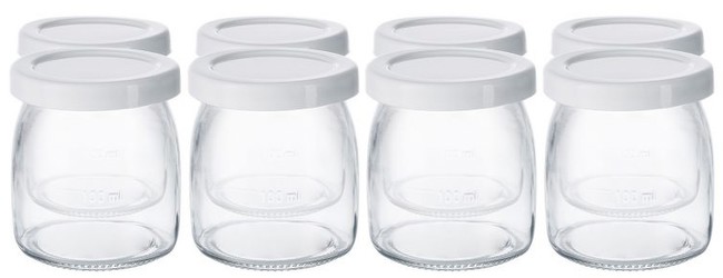 Steba JM 3 8er-Set stikla jogurta glāzes