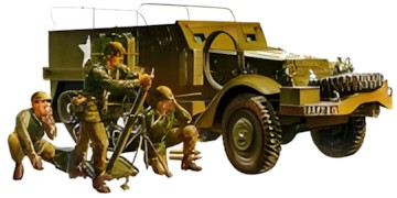 Tamiya US M 21 mīnmetēja pārvadātājs Tamiya US M 21 mīnmetēja pārvadātājs