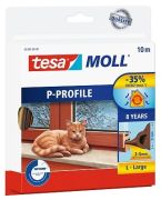 Tesa tesamoll P-Profils brūns 9 mm x 10 m Tesa tesamoll P-Profils brūns 9 mm x 10 m