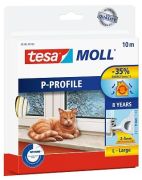 Tesa tesamoll P-Profils balts 9 mm x 10 m Tesa tesamoll P-Profils balts 9 mm x 10 m