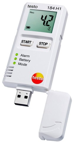 Testo 184 H1 - Datu reģistrators mitrums un temperatūra (0572 1845) Testo 184 H1 - Datu reģistrators mitrums un temperatūra (0572 1845)