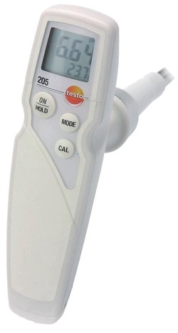 Testo 205 pH- /Temperatūras mērītājs (0563 2051) Testo 205 pH- /Temperatūras mērītājs (0563 2051)