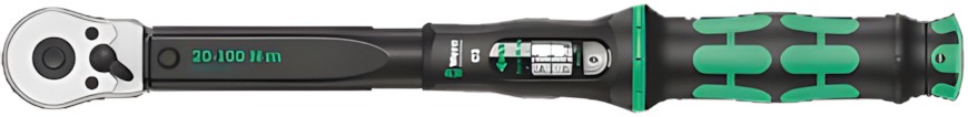 Wera Click-Torque C 2 griezes momenta atslēga ar pārslēdzamu sprūdratu
