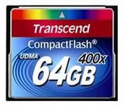 Transcend CompactFlash karte 400x 64GB Transcend CompactFlash karte 400x 64GB