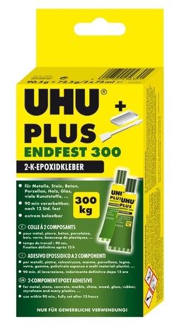 Uhu PLUS Endfest 300 2-K-epoksīda līme tūbiņa 163 g Uhu PLUS Endfest 300 2-K-epoksīda līme tūbiņa 163 g