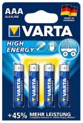 Varta High Energy AAA 50x 4 gab. Varta High Energy AAA 50x 4 gab.