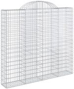 vidaXL Gabione mit Hochbogen 200x30x180/200 cm (153489)